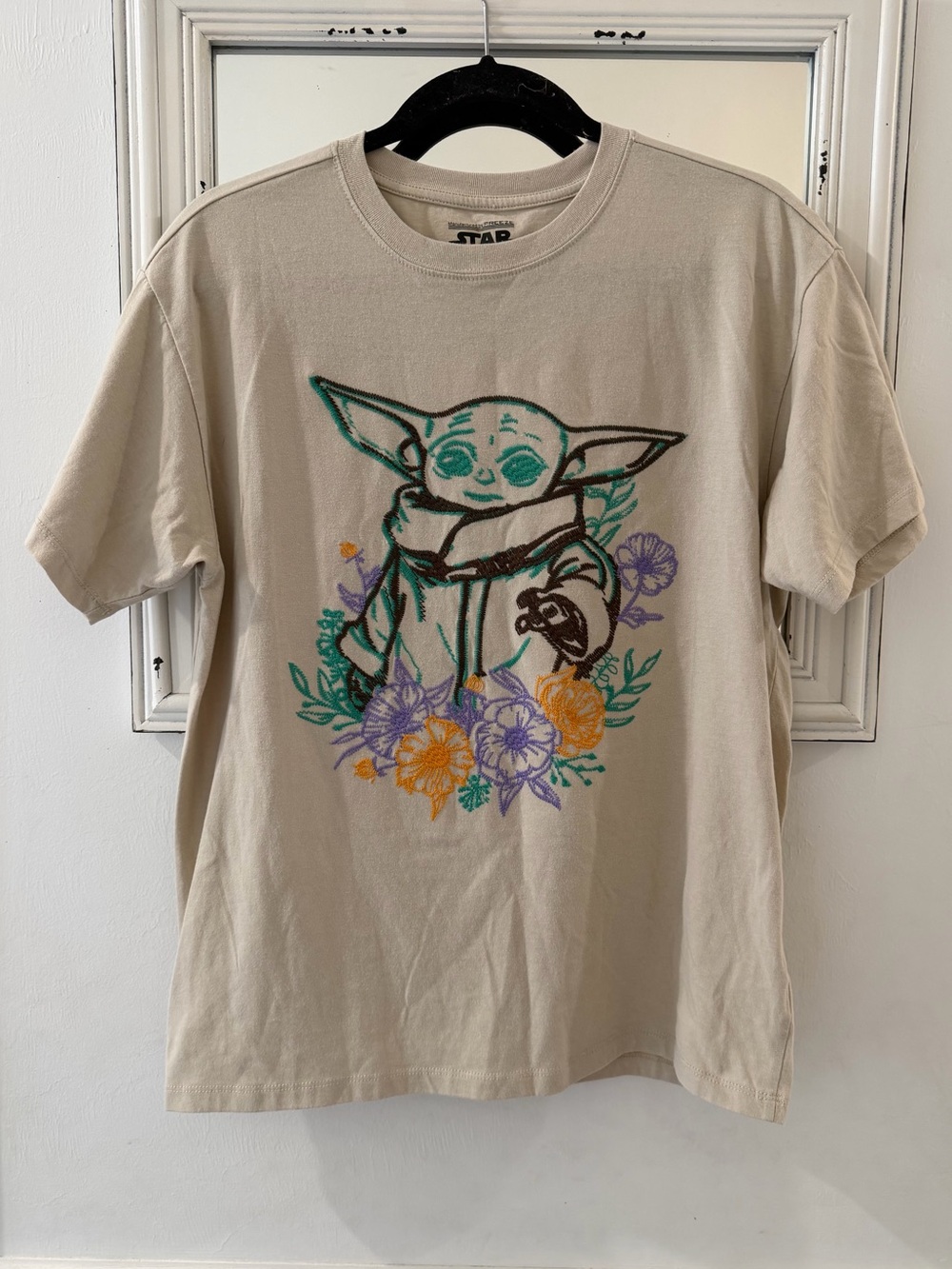 Star Wars Embroidered Grogu T-Shirt